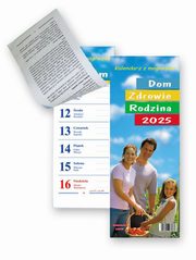 Kalendarz z magnesem 2025 Dom Zdrowie Rodzina, 