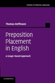 Preposition Placement in English, Hoffmann Thomas