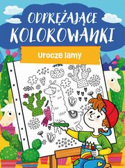 Odprajce kolorowanki Urocze lamy, 