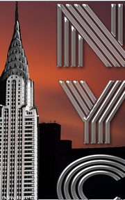 Iconic Chrysler Building New York City Sir Michael Huhn pop art Drawing Journal, Huhn sir Michael