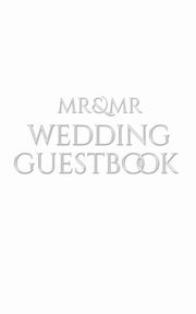 Mr and  Mr wedding Guest Book, Mr