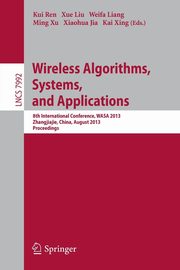 Wireless Algorithms, Systems, and Applications, 