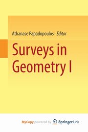 Surveys in Geometry I, 