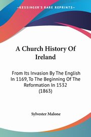 A Church History Of Ireland, Malone Sylvester