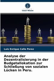 Analyse der Dezentralisierung in der Budgetallokation zur Schlieung von sozialen Lcken in Peru., Calle Perez Luis Enrique