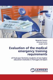 Evaluation of the medical emergency training requirements, Fonseca Margarida