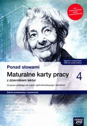 Ponad sowami 4 Maturalne karty pracy Zakres podstawy i rozszerzony, Deptua Izabela, Moszczeska Hanna, Kostrzewa Joanna, Poliska Anna