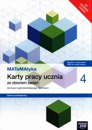 MATeMAtyka 4 Karty pracy ucznia Zakres podstawowy, Wej Karolina, Ponczek Dorota