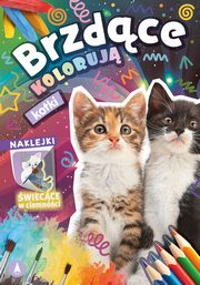 Brzdce koloruj Kotki (naklejki wiecce w ciemnoci), 