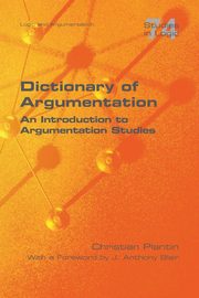 Dictionary of Argumentation, Plantin Christian