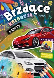 Brzdce koloruj Pojazdy (naklejki wiecce w ciemnoci), 