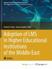 Adoption of LMS in Higher Educational Institutions of the Middle East, A. Khan Rashid