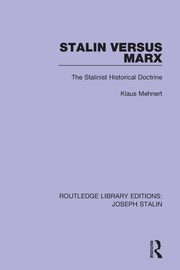 Stalin Versus Marx, Mehnert Klaus