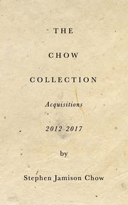 ksiazka tytu: The Chow Collection autor: Chow Stephen