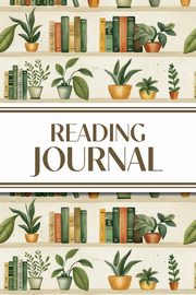 Reading Journal (Bookshelves with Greenery), Revive Stationery