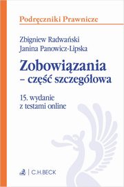 Zobowizania - cz szczegowa z testami online, Radwaski Zbigniew, Panowicz-Lipska Janina