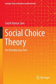 Social Choice Theory, Jain Satish Kumar