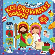Kolorowanki naklejki Gwiazdka, 