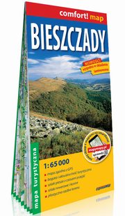 Bieszczady laminowana mapa turystyczna 1:65 000, 