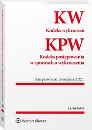 Kodeks wykrocze. Kodeks postpowania w sprawach o wykroczenia. Przepisy, 