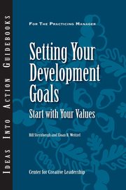 Setting Your Development Goals, Sternbergh Bill