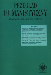 Przegld Humanistyczny 1/2022 (476), 