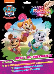 Psi Patrol Zdrapuj, koloruj, naklejaj 2 Skye i jej przyjaciele, 