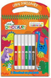 Lubi Dinozaury Ulubione kolorowanki 2 Z dinusiami za pan brat, 