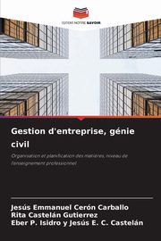 Gestion d'entreprise, gnie civil, Cern Carballo Jess Emmanuel