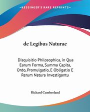 de Legibus Naturae, Cumberland Richard