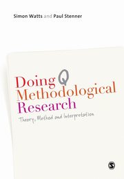 Doing Q Methodological Research, Watts Simon