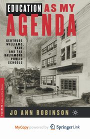 Education As My Agenda, Robinson J.