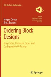 Ordering Block Designs, Dewar Megan