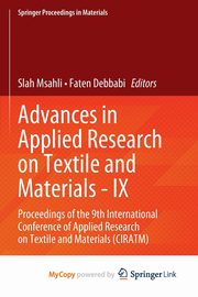 Advances in Applied Research on Textile and Materials - IX, 