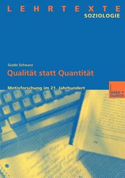 Qualitt statt Quantitt, Schwarz Guido