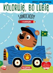 Koloruj, bo lubi. Samochody z naklejkami, Korpik Natasza