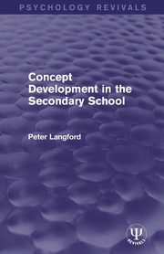 ksiazka tytu: Concept Development in the Secondary School autor: Langford Peter