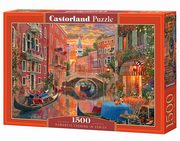 ksiazka tytu: Puzzle 1500 el.C-151981-2 Romantic Evening in Venice autor: 