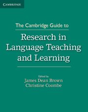 The Cambridge Guide to Research in Language Teaching and Learning, 