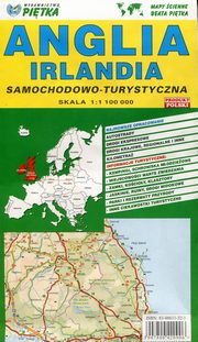 ksiazka tytu: Wielka Brytania i Irlandia mapa samochodowo - turystyczna autor: 