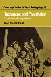 Resources and Population, MacFarlane Alan Professor