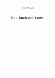 Das Buch der Leere, Nitzsche Rainar