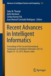 Recent Advances in Intelligent Informatics, 