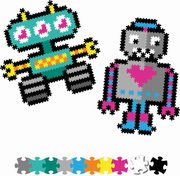 ksiazka tytu: Puzzelki Pixelki Jixelz Roboty 700 elementw autor: 