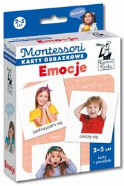 Montessori Karty obrazkowe Emocje (2-5 lat). Kapitan Nauka, Dohun Katarzyna