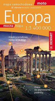 Europa mapa samochodowa 1:3400 000, 