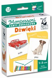 Montessori Karty obrazkowe Dwiki (1-3 lata) Kapitan Nauka, Dohun Katarzyna