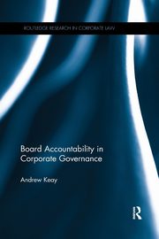 Board Accountability in Corporate Governance, Keay Andrew