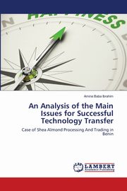 An Analysis of the Main Issues for Successful Technology Transfer, Baba Ibrahim Amina