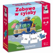 Zabawa w sylaby. Ukadanka edukacyjna (4-8 lat). Kapitan Nauka, 